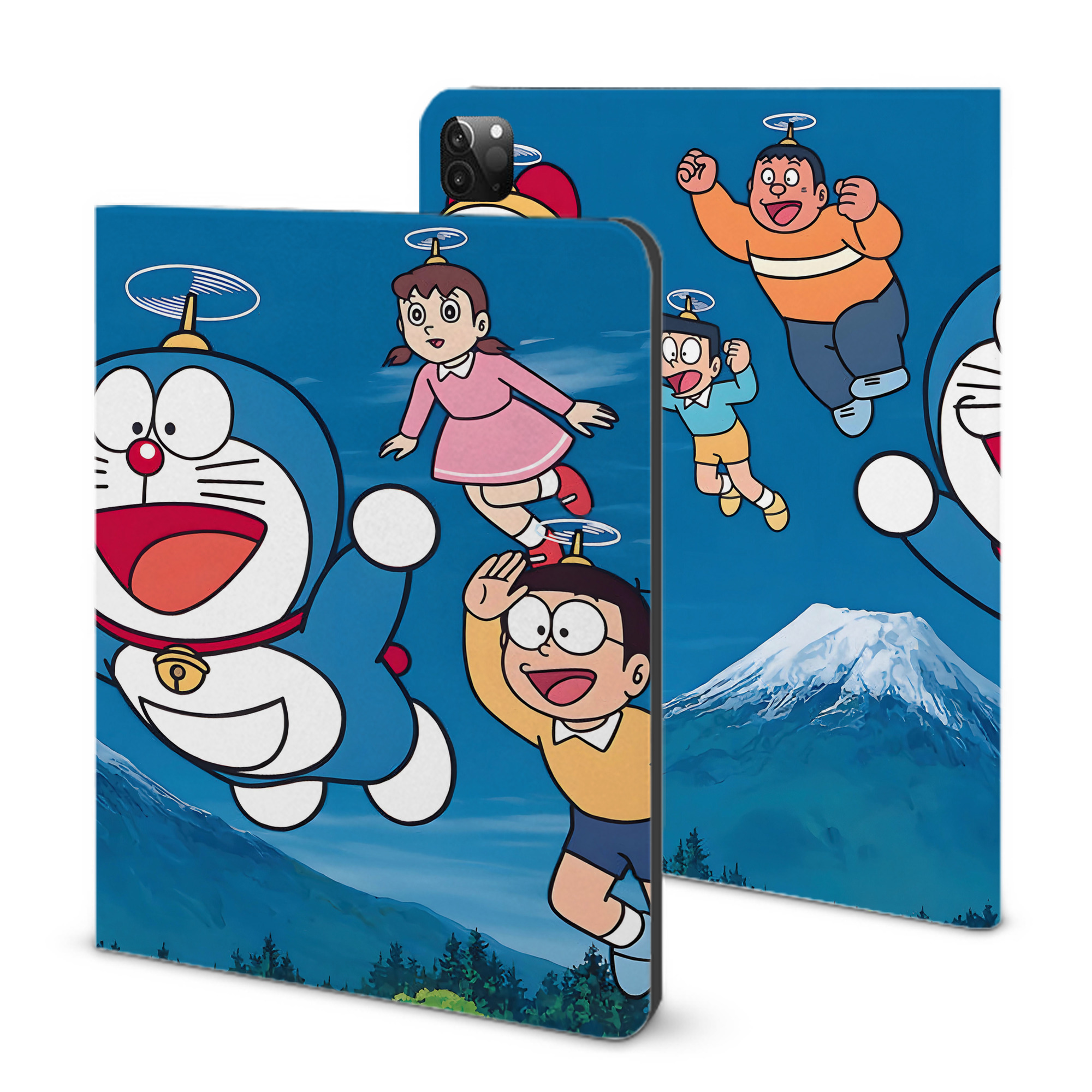 （画像用） ドラえもん Doraemon IPadケース ペンホルダー付き ブックスタイルデザイン